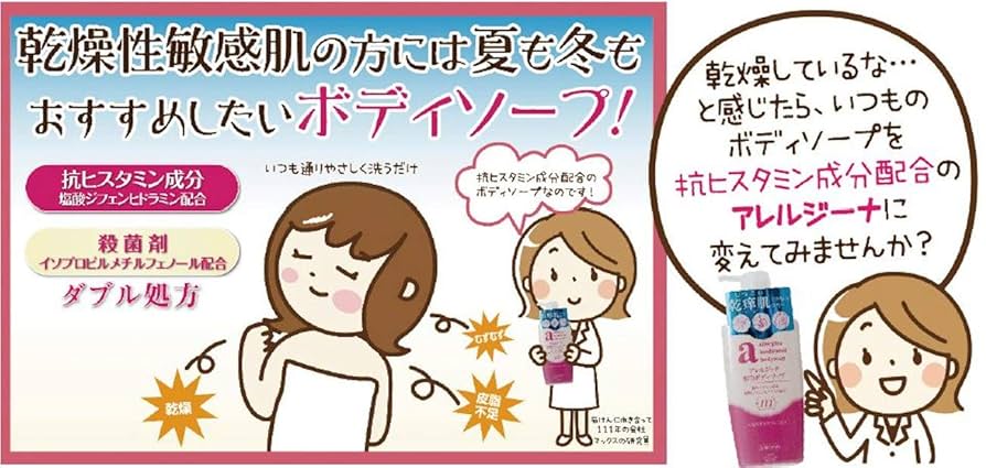 Amazon | 薬用アレルジーナ ボディソープ本体 420ml | マックス